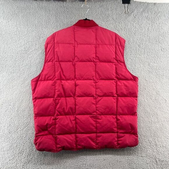 Vintage Eddie Bauer Quilted Down Vest Size XXL Mens Tall - Picture 3 of 12